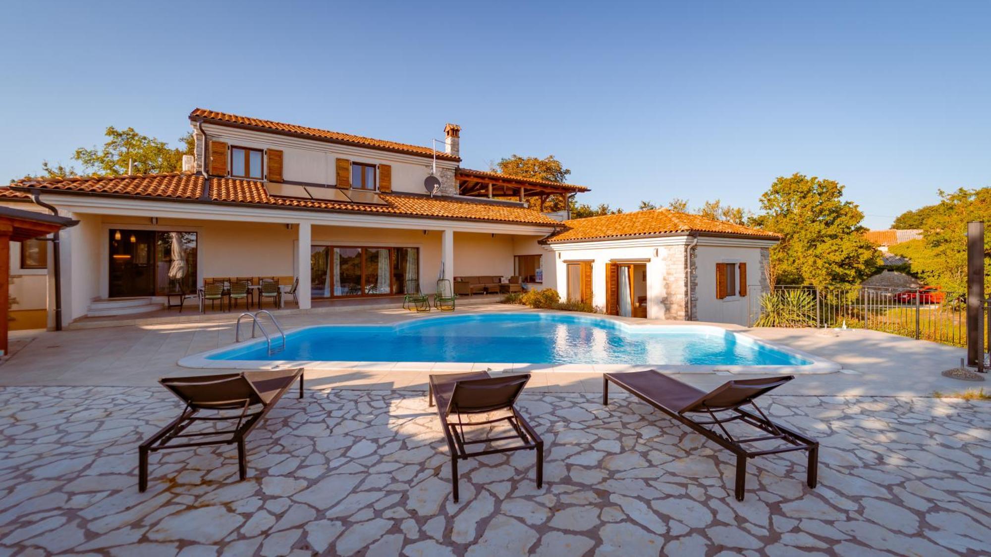 Villa Arton Heated Swimming-Pool Žminj Zewnętrze zdjęcie