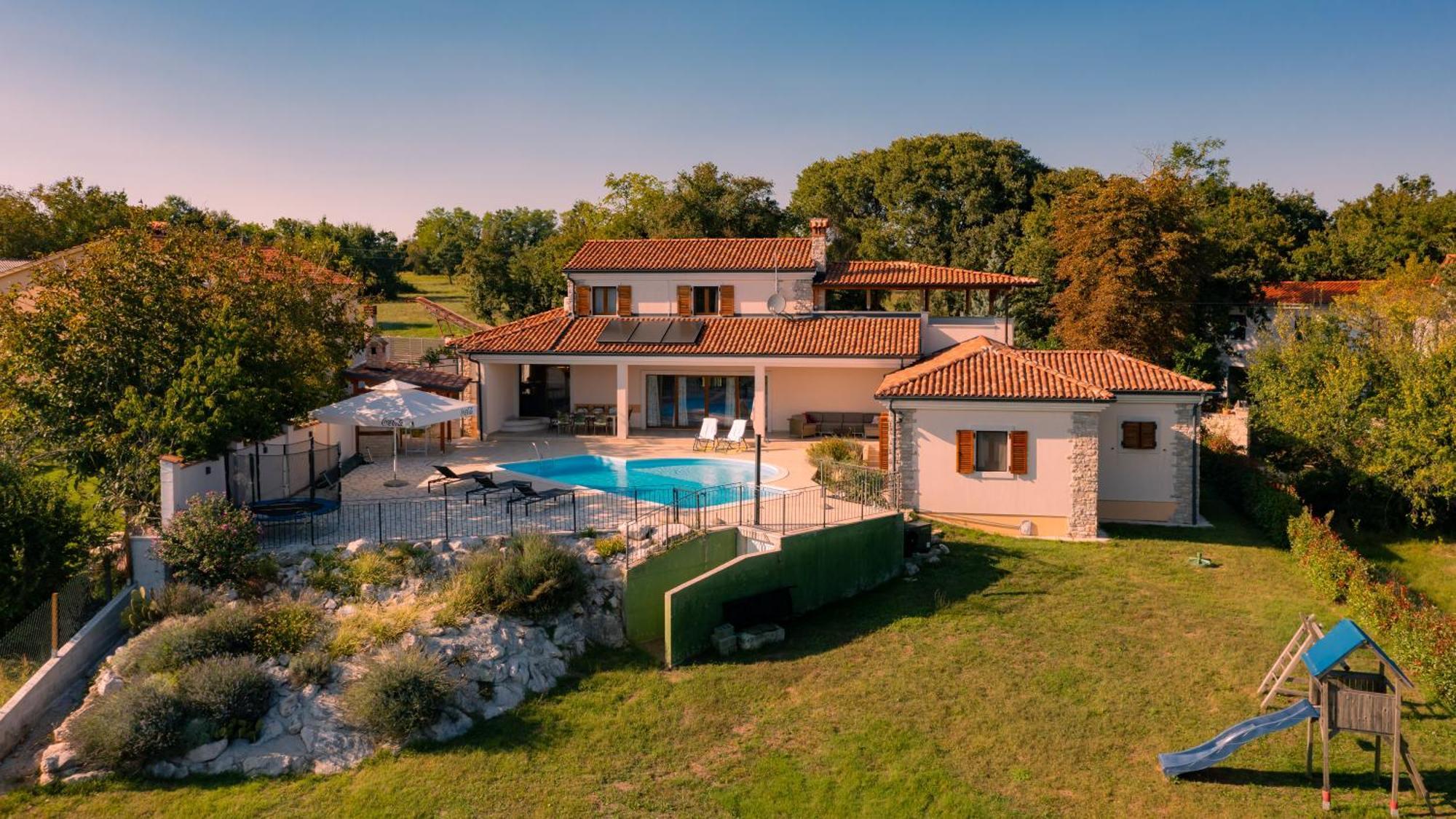 Villa Arton Heated Swimming-Pool Žminj Zewnętrze zdjęcie